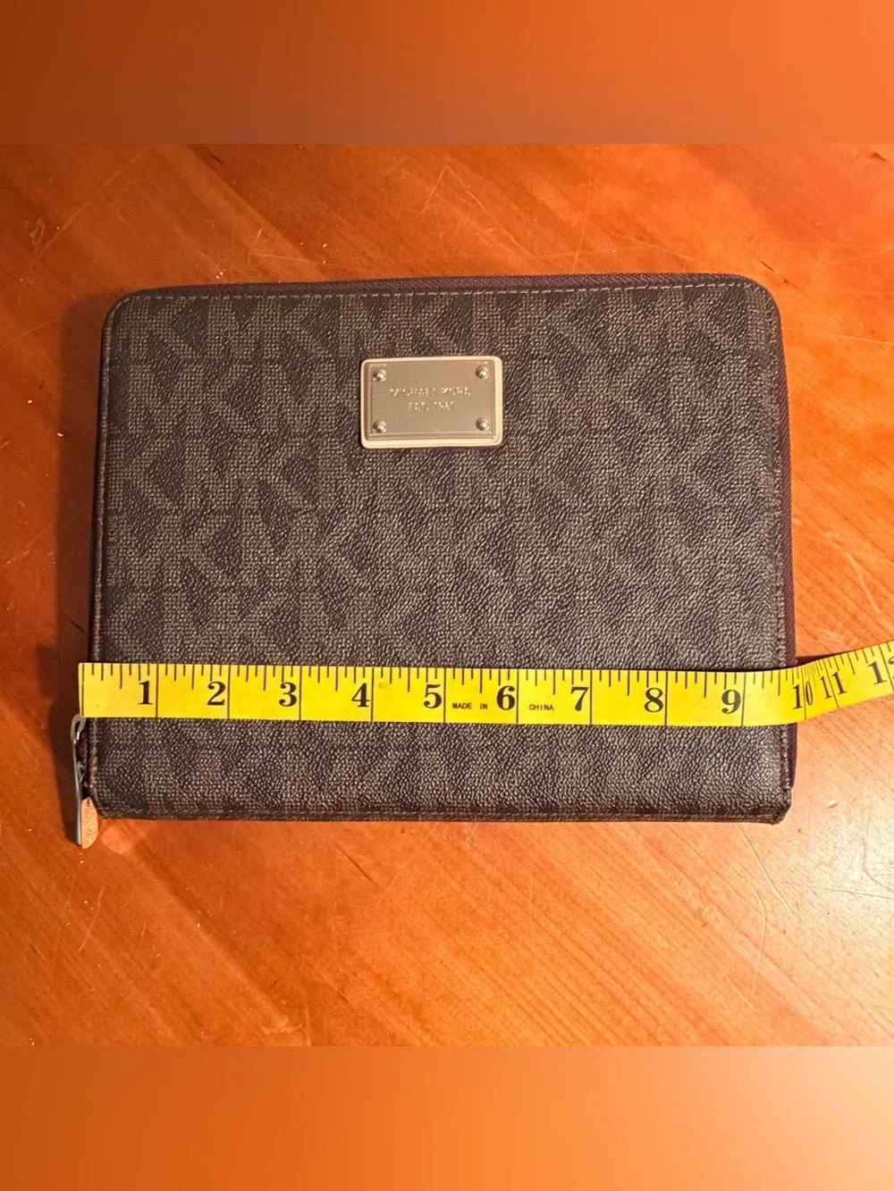 Michael Kors MK Signature Brown Vintage Y2K Tablet Case
